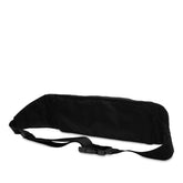 プラダ 三角ロゴプレート ボディバッグ ウエストバッグ ブラック ネイビー レザー ナイロン メンズ PRADA 【中古】